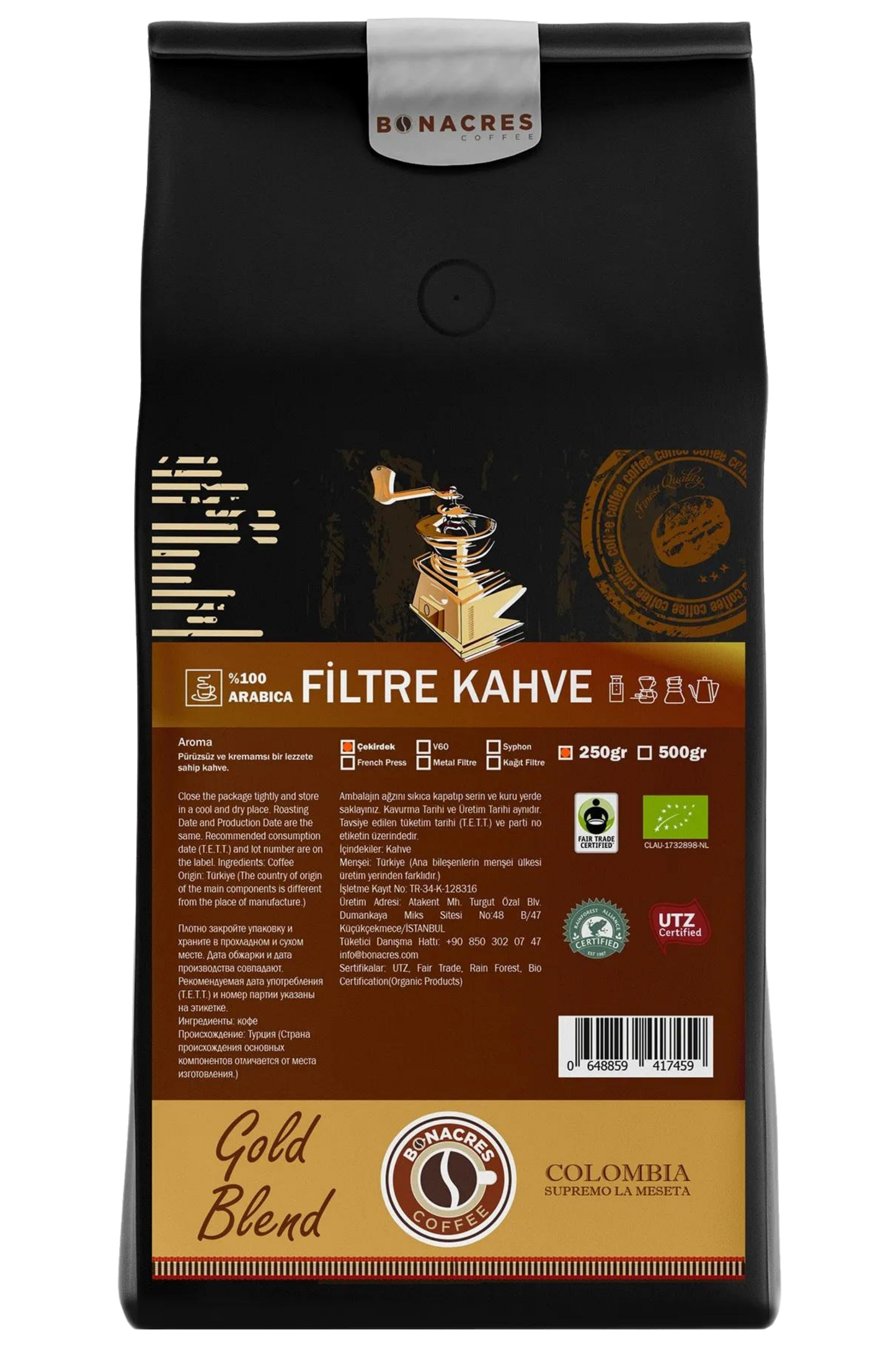 Yumuşak İçim Filtre Kahve 250gr