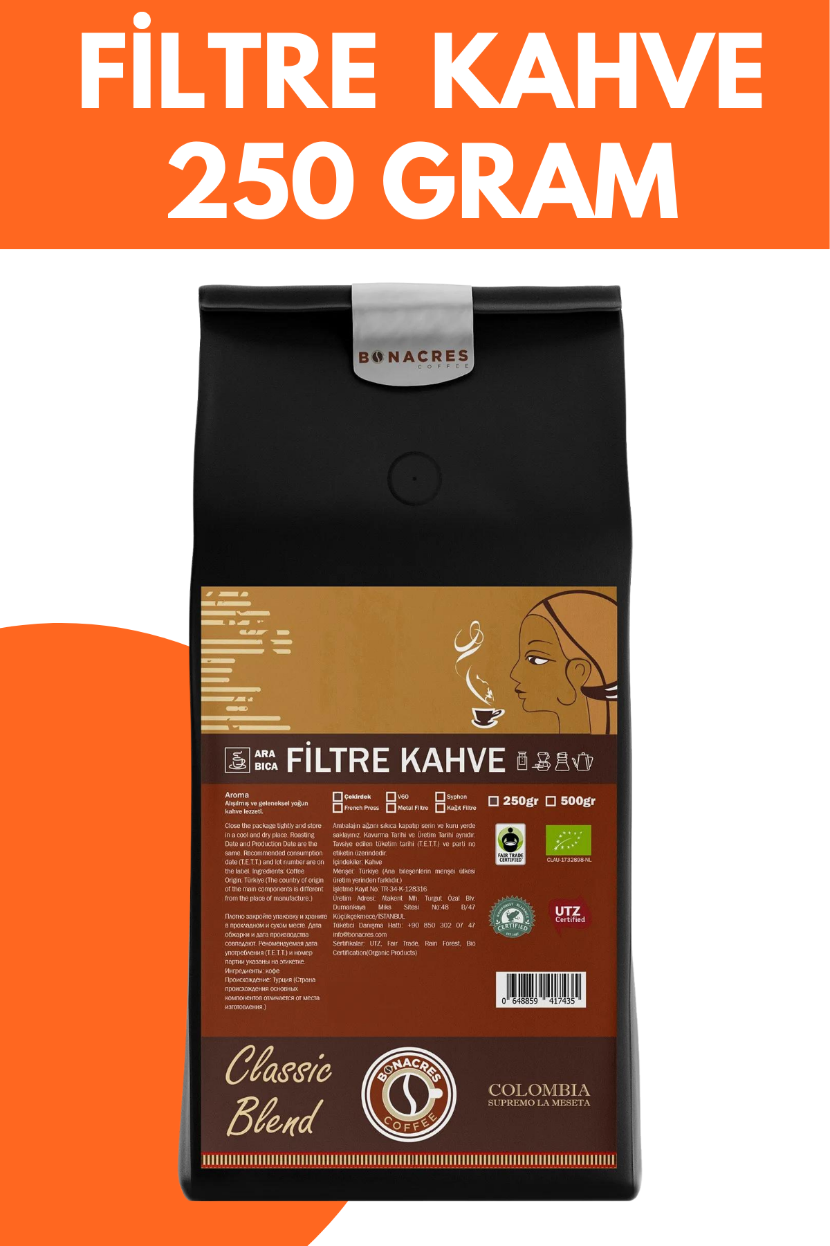 Klasik Filtre Kahve 250gr