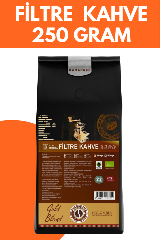 Yumuşak İçim Filtre Kahve 250gr